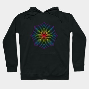 Rainbow Spider Web Hoodie